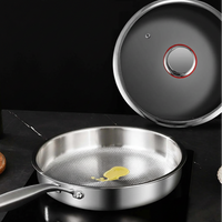 Titanium Alloy Nonstick Frying Pan with Lid - Best Non Stick Pan for Induction Cooking 0