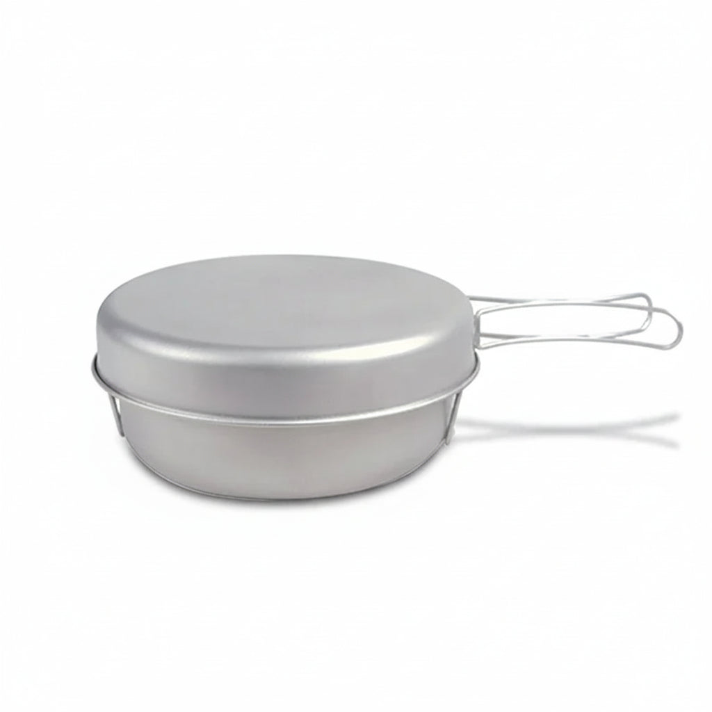 Titanium Camping Cookware Set - Lightweight 2-Piece Pot & Pan Combo 2
