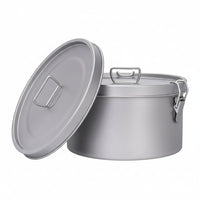 Titanium Food Storage Container with Dual Lids - Versatile Meal Prep Solution 0