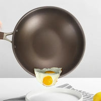 Titanium Stainless Steel Nonstick Wok Frying Pan for Induction & Gas Cooking 2