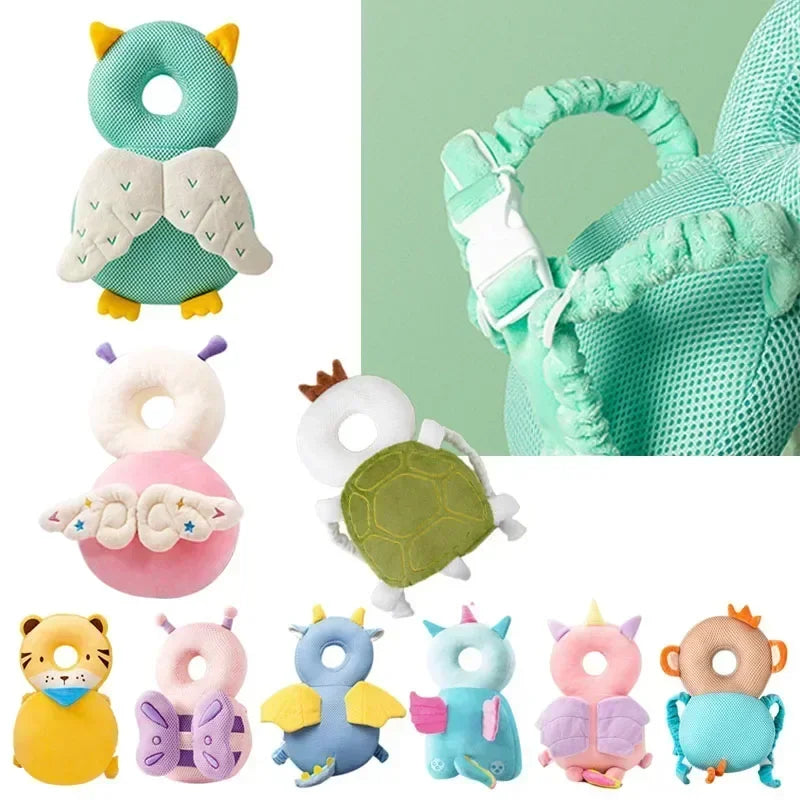 Toddler Head Protector Cushion - Breathable Safety Pad with Adjustable Buckle 3