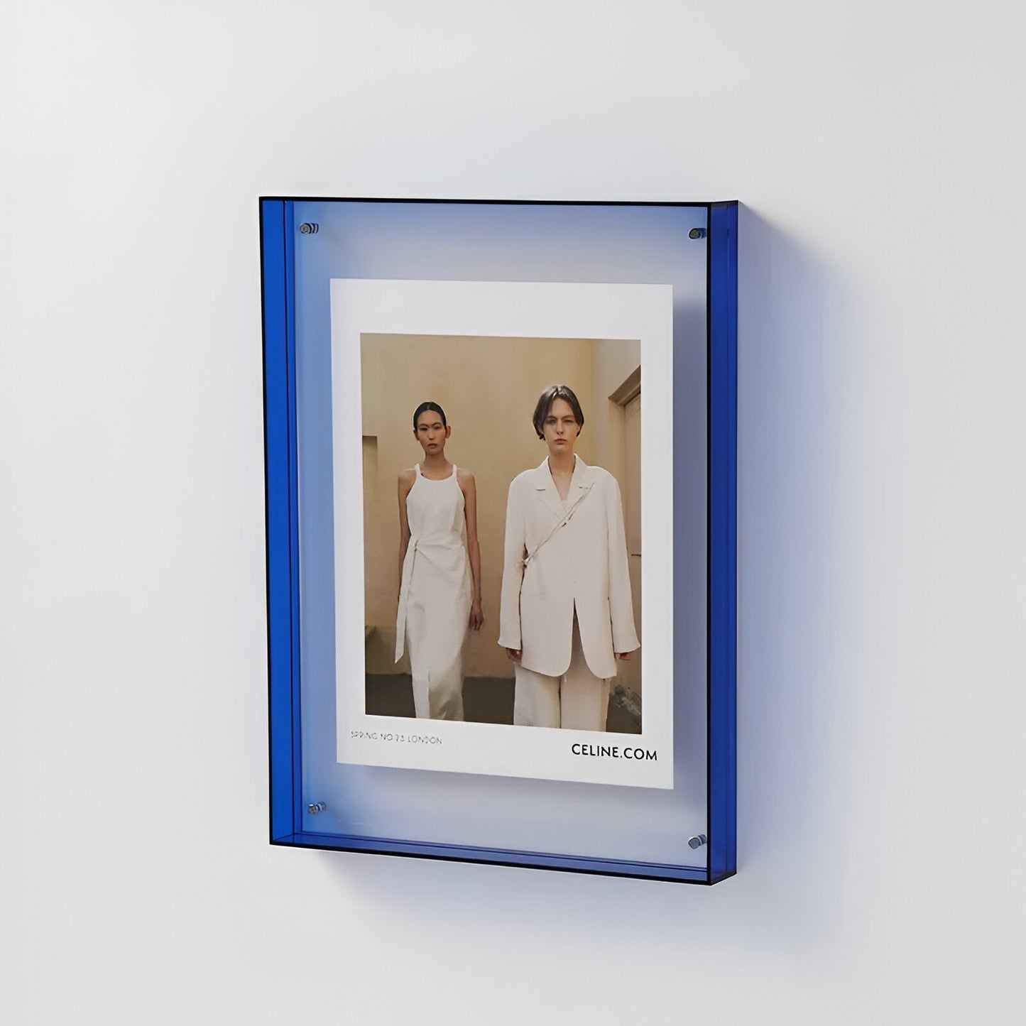 Transparent Acrylic Photo Frame - Modern Minimalist Design for Pictures 0