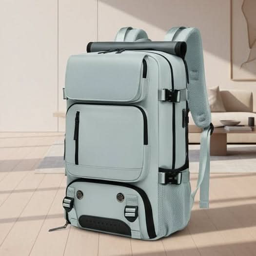 TravelMax - Large Waterproof Travel Backpack with USB Charging Port 1