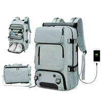 TravelMax - Large Waterproof Travel Backpack with USB Charging Port 2