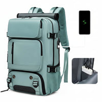 TravelMax - Large Waterproof Travel Backpack with USB Charging Port 5
