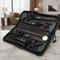 Trimmeister - Professional Dog Grooming Scissors Set with Thinning Shears 1