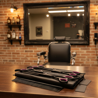 Trimmeister - Professional Dog Grooming Scissors Set with Thinning Shears 2