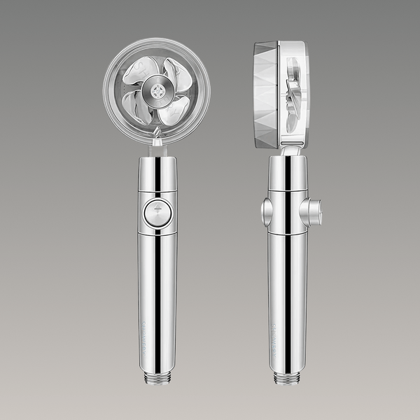 AQUABLAST – Pomme de douche pluie turbo design économiseur d’eau