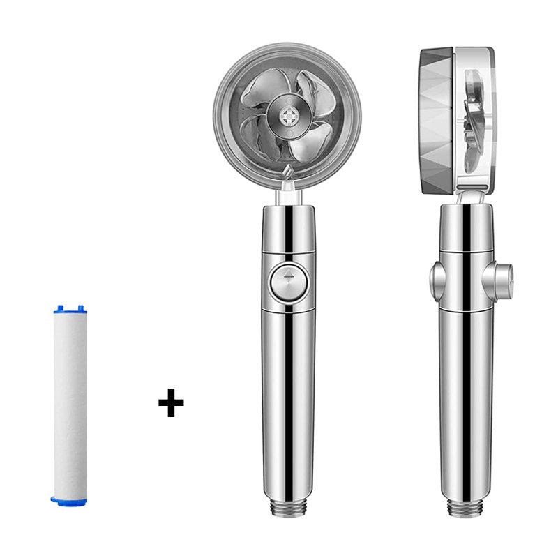 Turbo Rain Shower Head - High Pressure, Adjustable Spray, Water-Saving Design 8