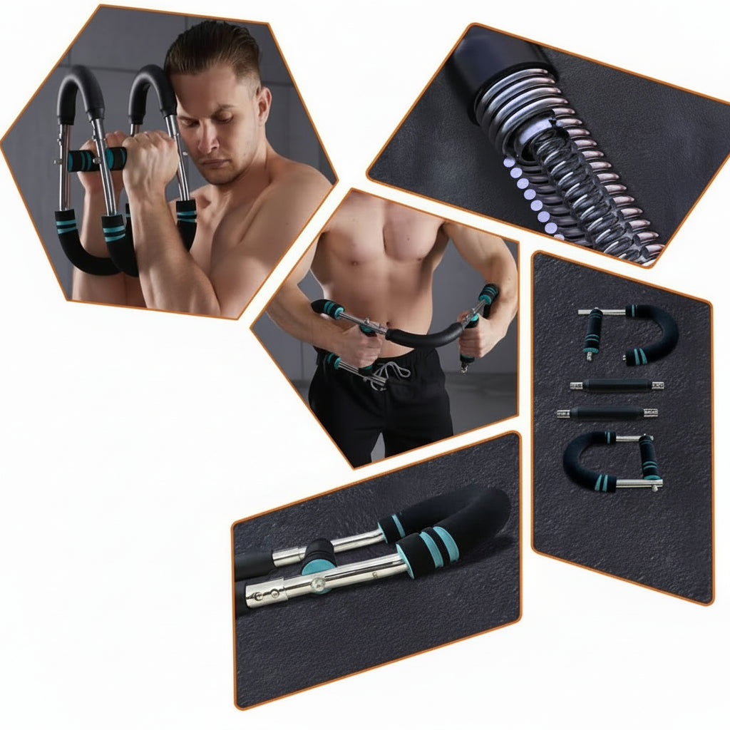 Twisterflex - Adjustable Resistance Training Bar for Forearms, Triceps & Chest 6