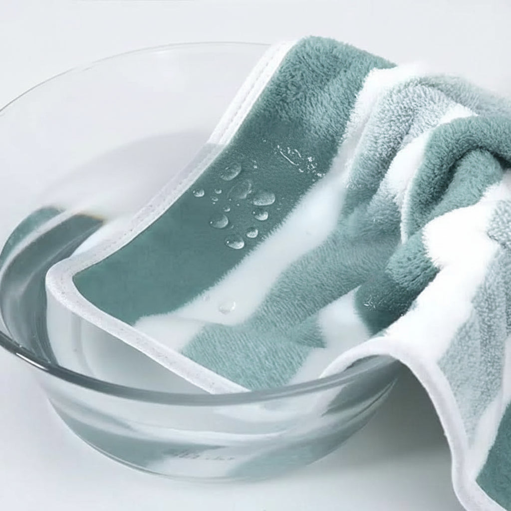 Ultra-Soft Microfiber Bath Towel Set - Luxury, High Absorbency, 8-Piece 4