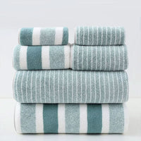 Ultra-Soft Microfiber Bath Towel Set - Luxury, High Absorbency, 8-Piece 9