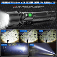 UltraBeam - Rechargeable LED Flashlight with USB-C Charging & 20-Hour Battery 3