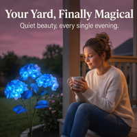 HYDRASHINE – Lampes solaires florales pour un éclat extérieur radieux
