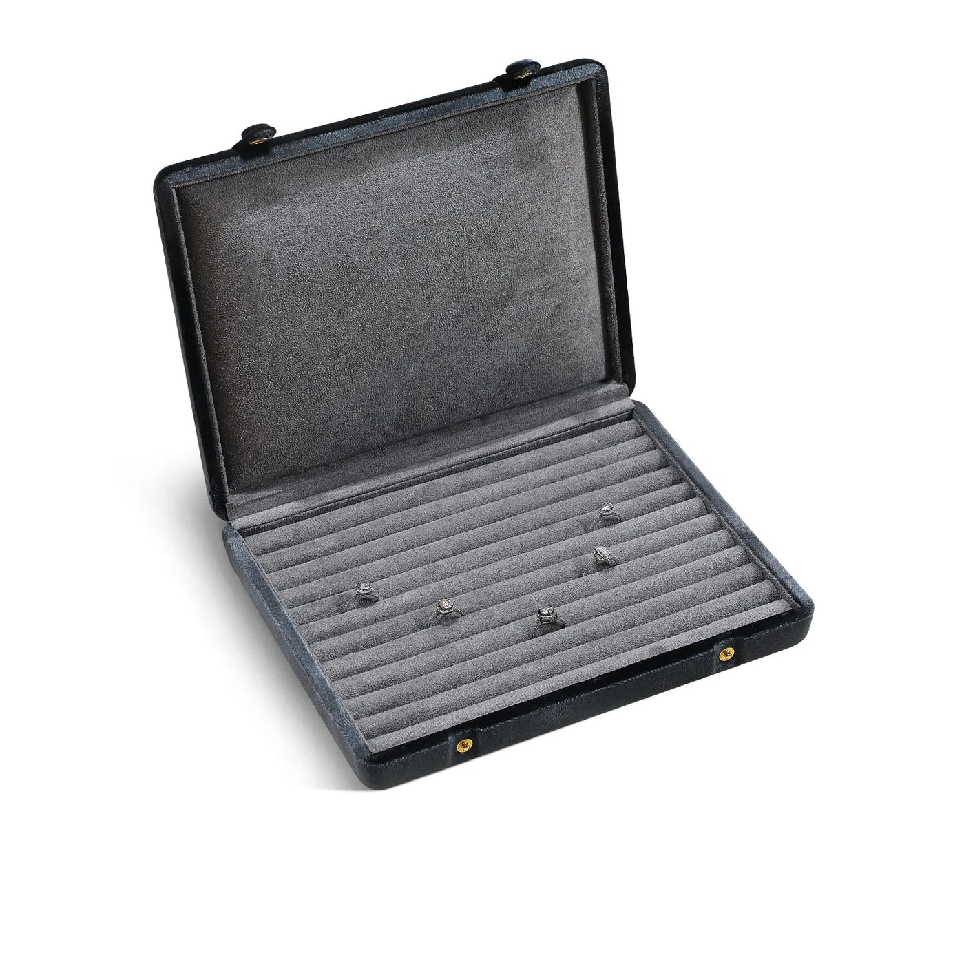 Velvet Jewelry Storage Case - Large Jewelry Box Organizer for Rings, Earrings & Pendants 7