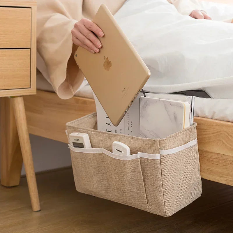 Versatile Baby Bedside Organizer - Waterproof Multifunctional Storage Caddy 1