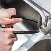 Versatile Kitchen Organizer - Sink Sponge Holder & Dish Cloth Rack in Durable Silicone and Iron 1
