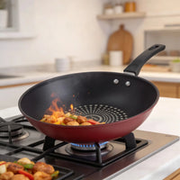 Versatile Non-Stick Induction Wok Pan - Healthy Cooking & Easy Clean 0