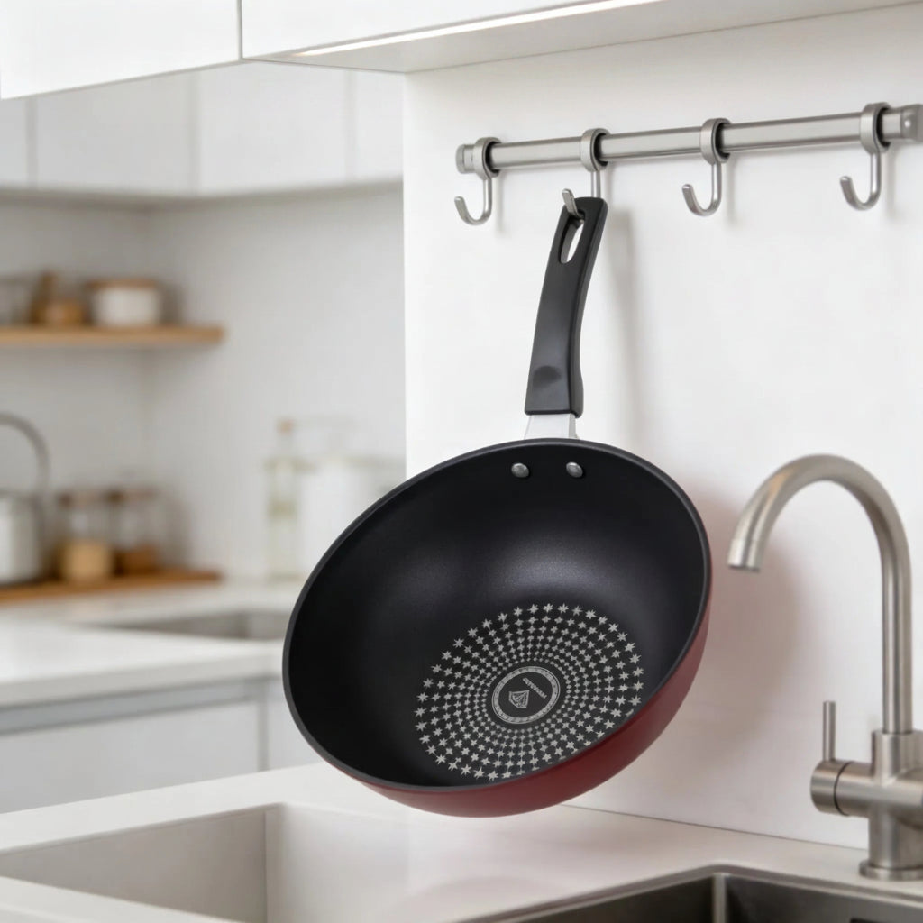Versatile Non-Stick Induction Wok Pan - Healthy Cooking & Easy Clean 2