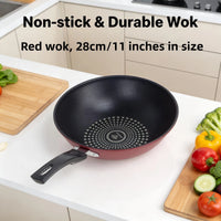 Versatile Non-Stick Induction Wok Pan - Healthy Cooking & Easy Clean 5