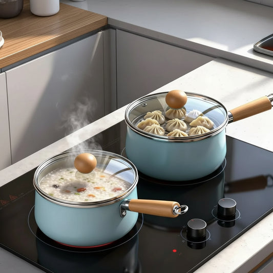 Versatile Non-Stick Milk Pot for Cooking Instant Noodles & Sauces 0