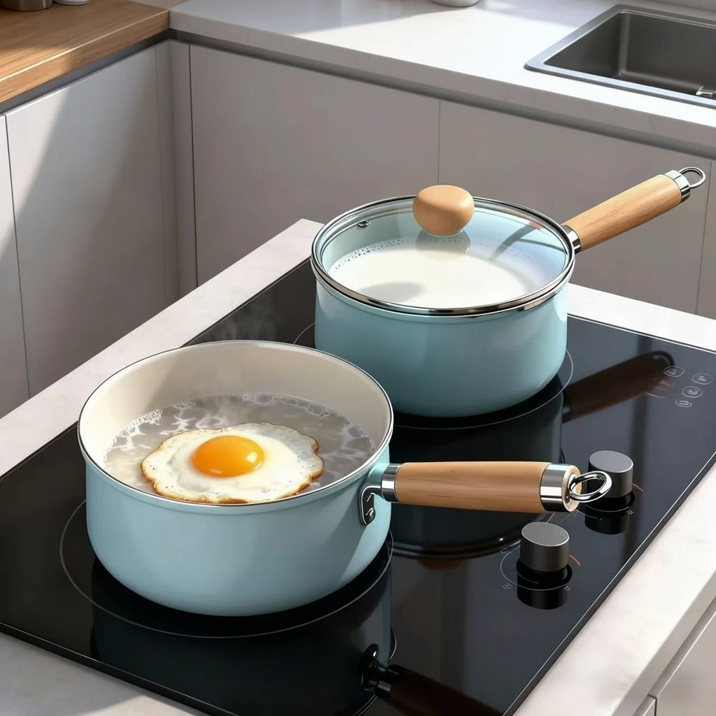 Versatile Non-Stick Milk Pot for Cooking Instant Noodles & Sauces 1