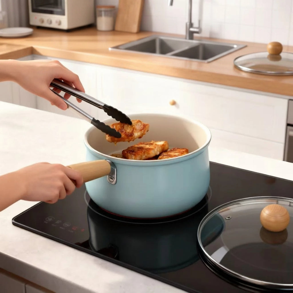 Versatile Non-Stick Milk Pot for Cooking Instant Noodles & Sauces 2
