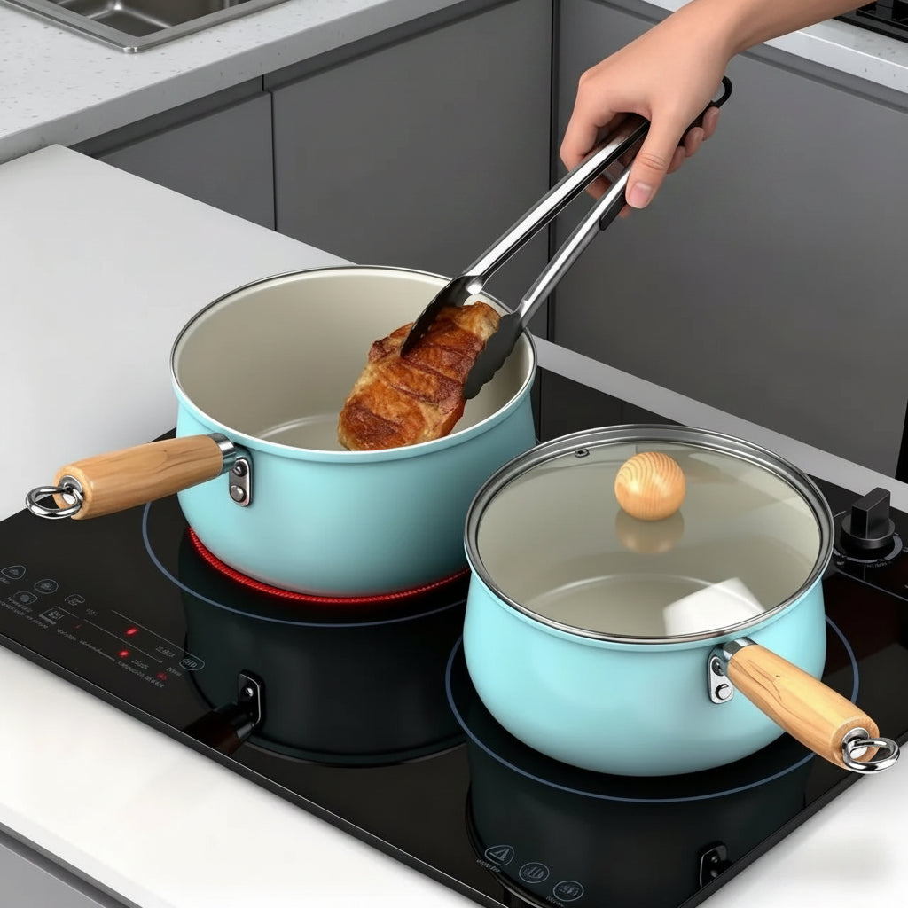 Versatile Non-Stick Milk Pot for Cooking Instant Noodles & Sauces 3