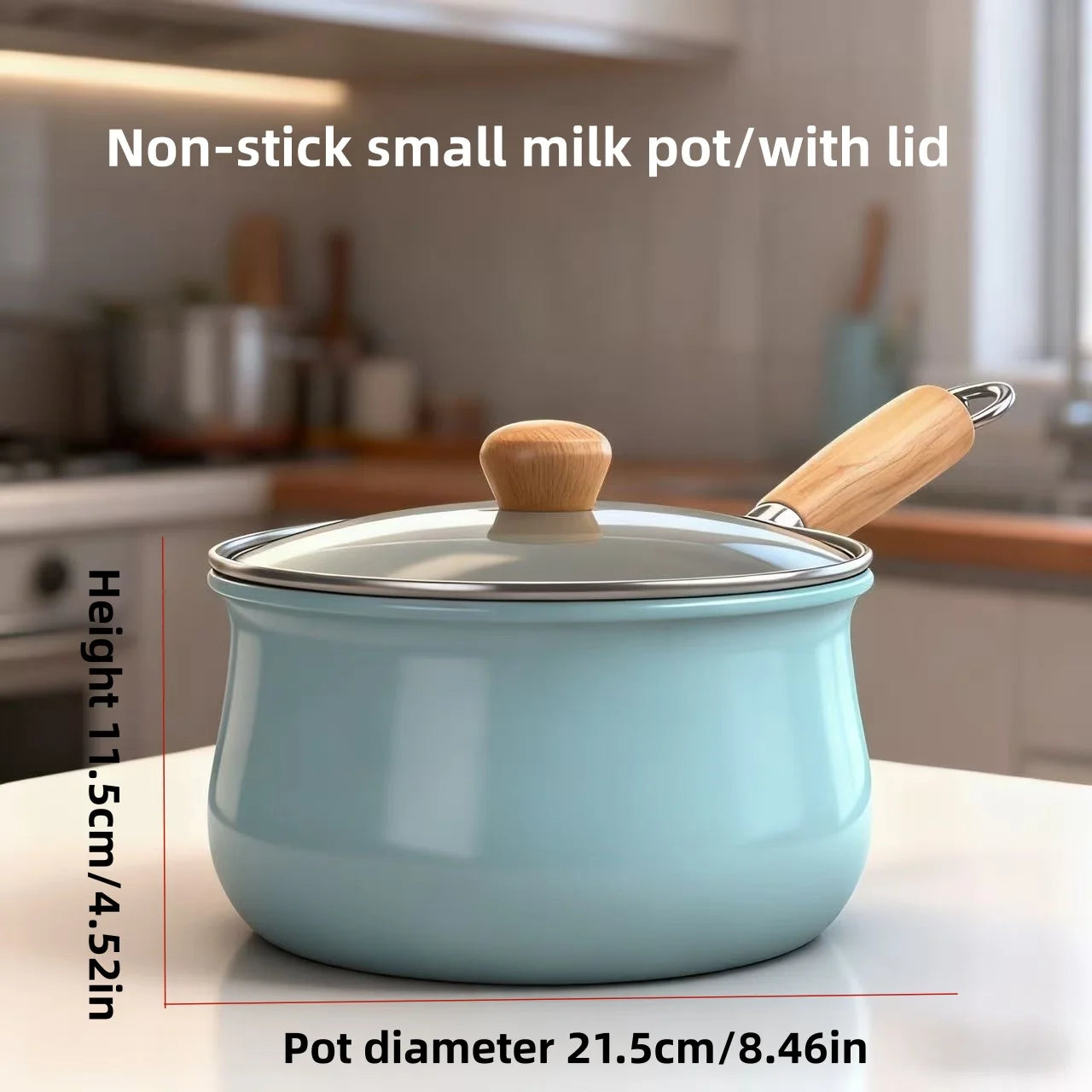 Versatile Non-Stick Milk Pot for Cooking Instant Noodles & Sauces 5