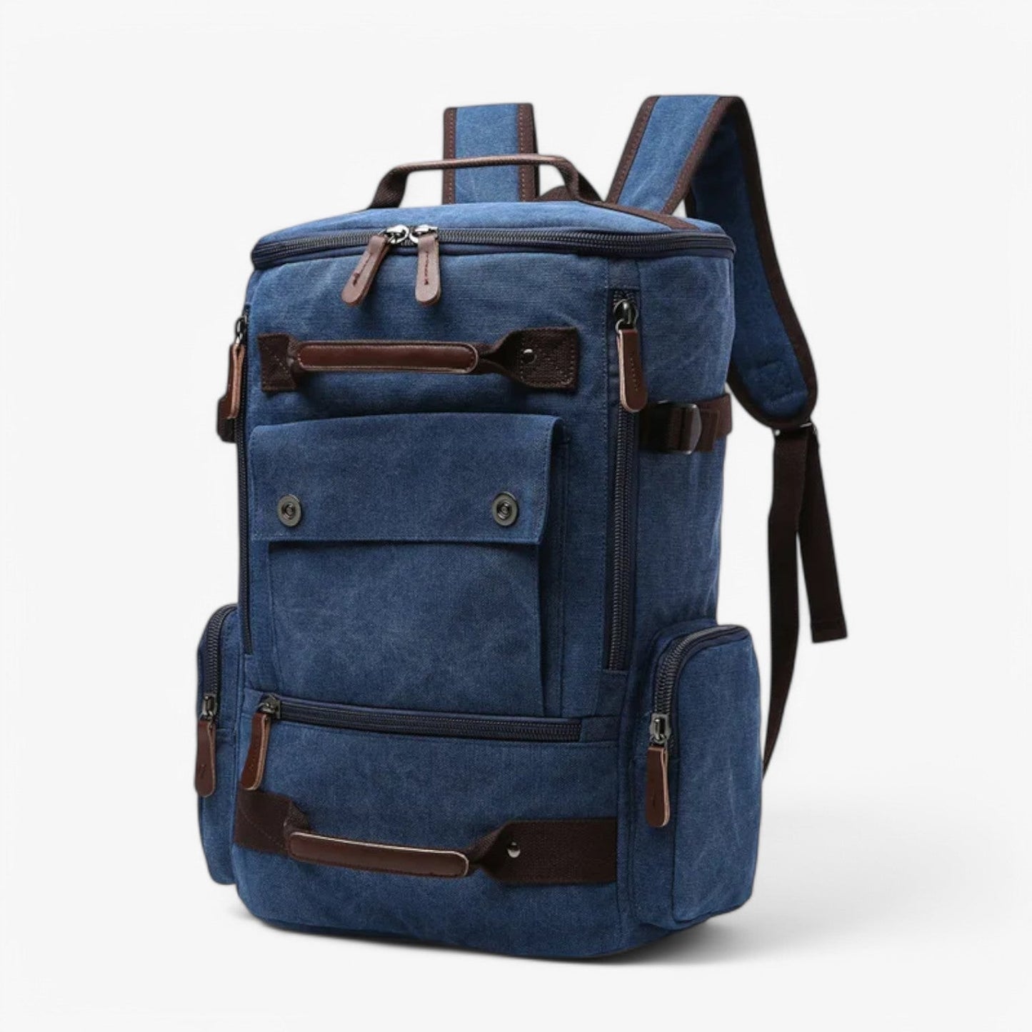 VintageCanvas - Spacious Travel Backpack with Laptop Compartment for Daily Use 0