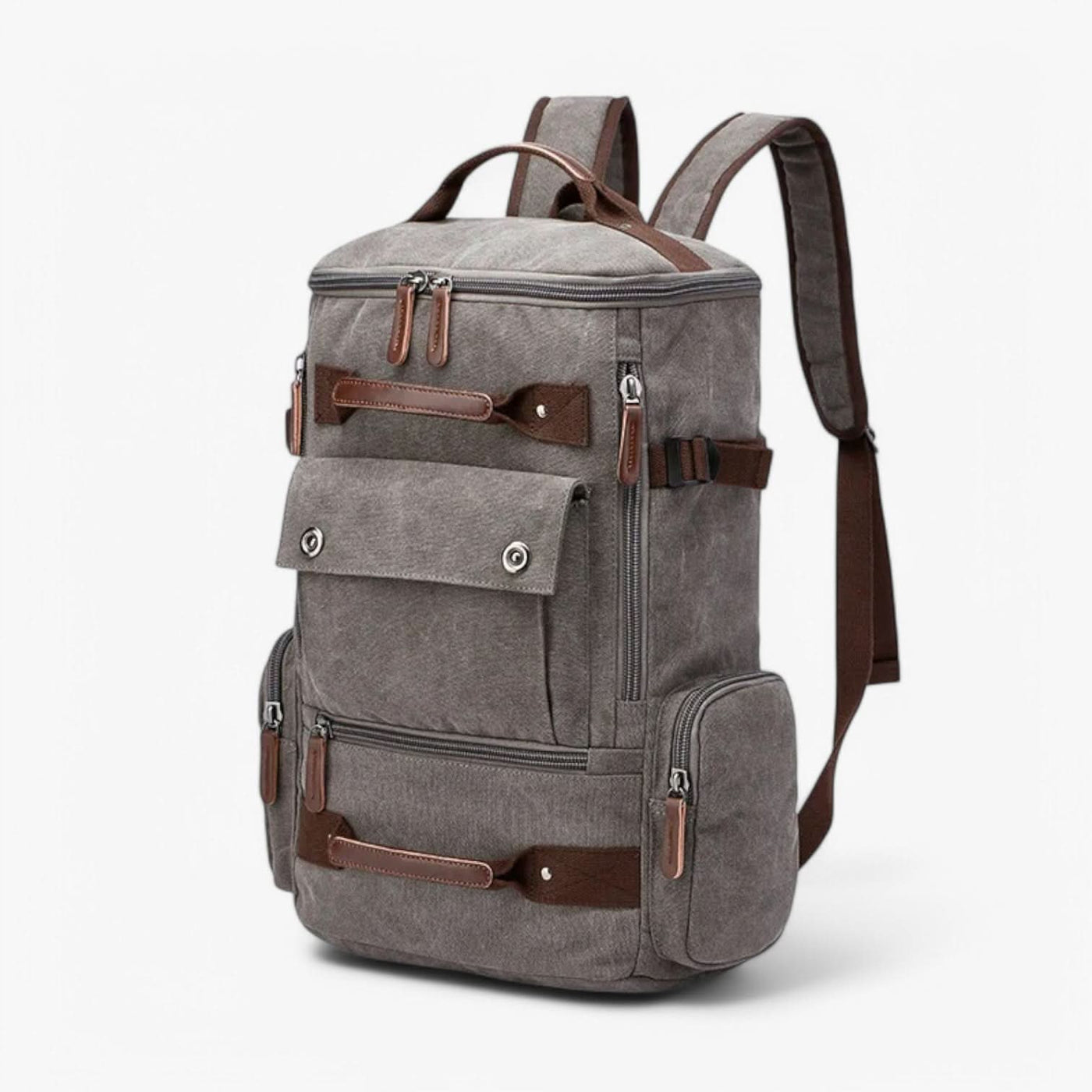 VintageCanvas - Spacious Travel Backpack with Laptop Compartment for Daily Use 10