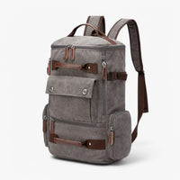 VintageCanvas - Spacious Travel Backpack with Laptop Compartment for Daily Use 10