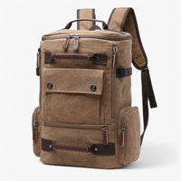 VintageCanvas - Spacious Travel Backpack with Laptop Compartment for Daily Use 4