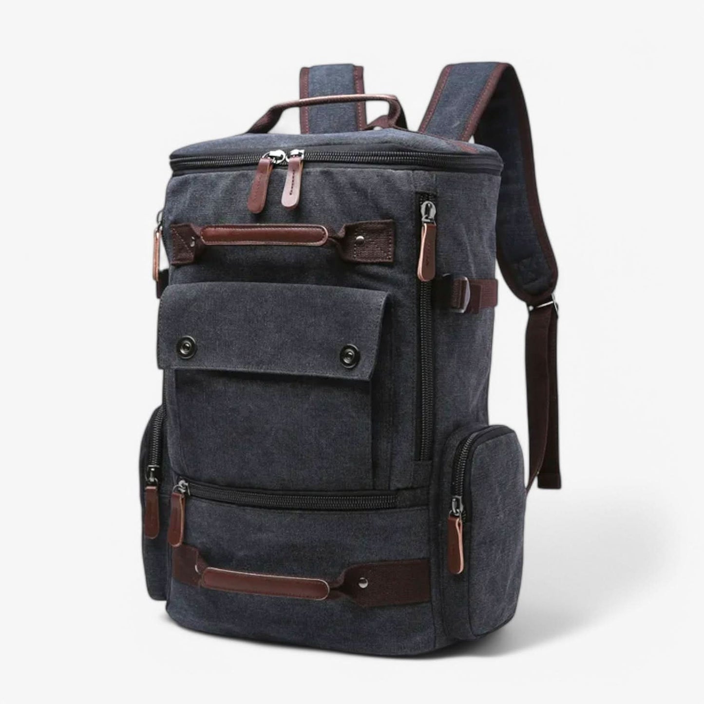 VintageCanvas - Spacious Travel Backpack with Laptop Compartment for Daily Use 8