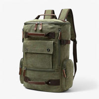 VintageCanvas - Spacious Travel Backpack with Laptop Compartment for Daily Use 9