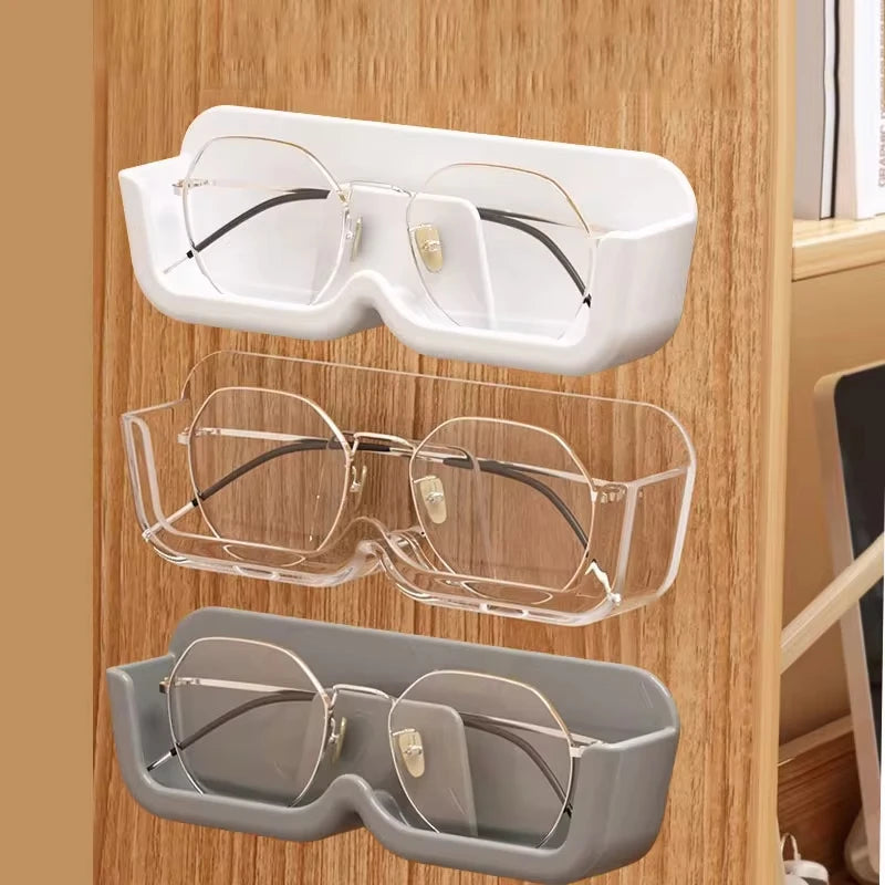 Wall-Mounted Glasses Organizer - Stylish Eyeglass Holder with No-Drill Installation 0
