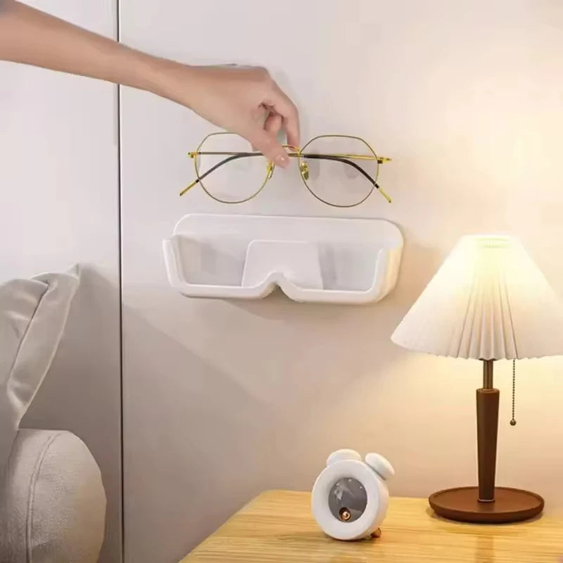 Wall-Mounted Glasses Organizer - Stylish Eyeglass Holder with No-Drill Installation 3