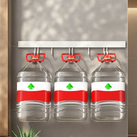 Wall-Mounted Utensil Hooks Rack - Space-Saving Kitchen Organizer with No-Punch Installation 3