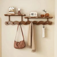 Wall Mounted Storage Rack for Clothes and Hats - Stylish Entrance Organizer 1