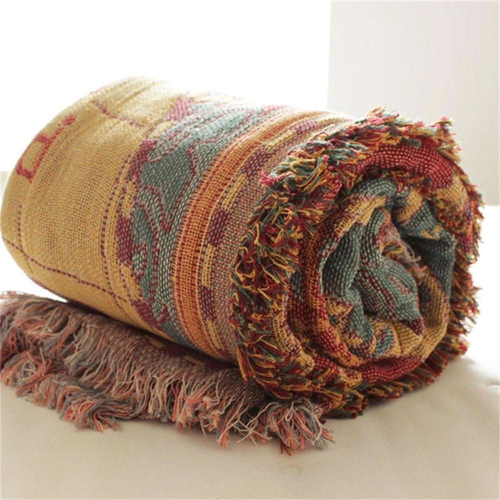 WANDERSCAPE – Vintage Map Blanket for Cozy Everyday Living