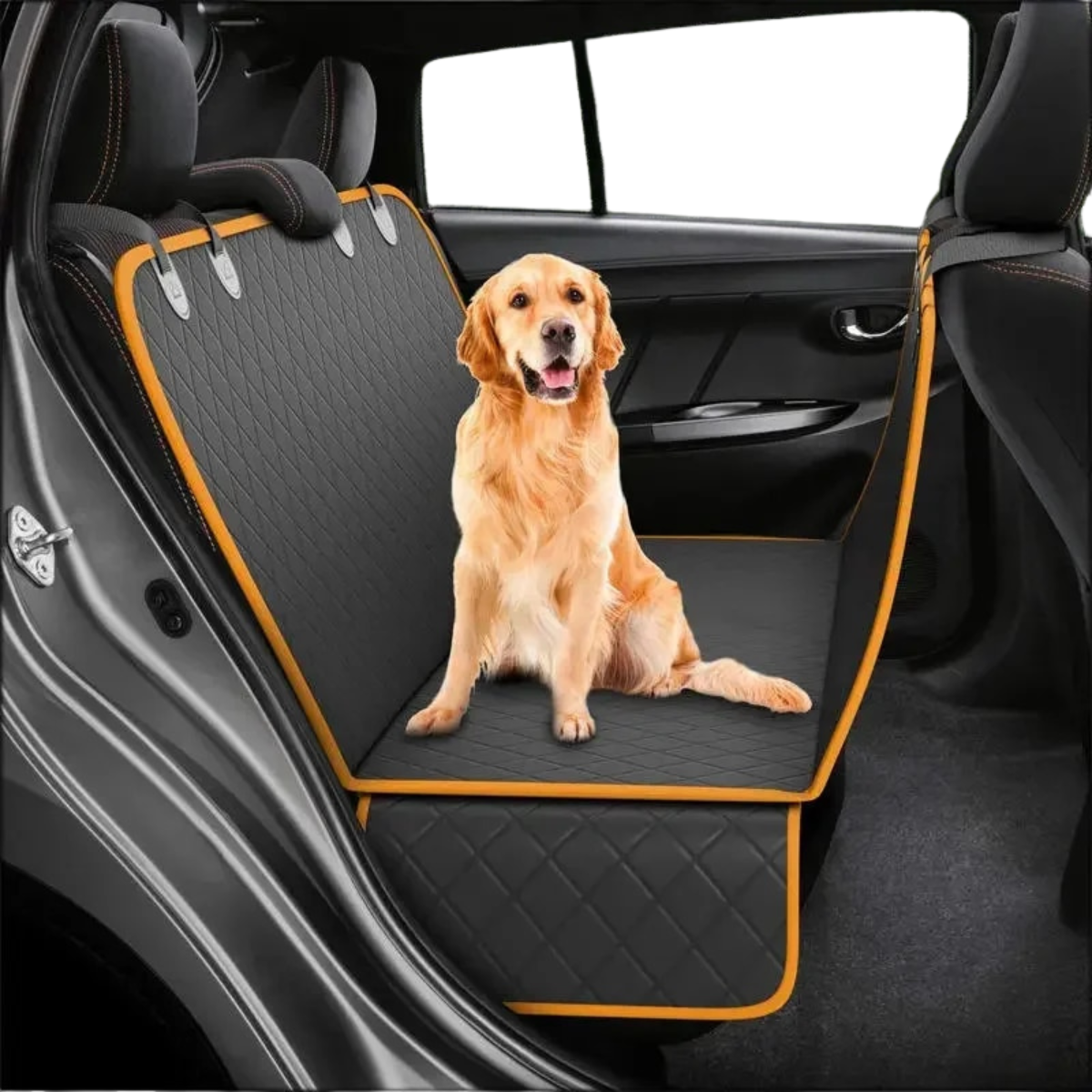 Waterproof Dog Car Seat Cover - Durable Back Seat Protector for Dogs 1