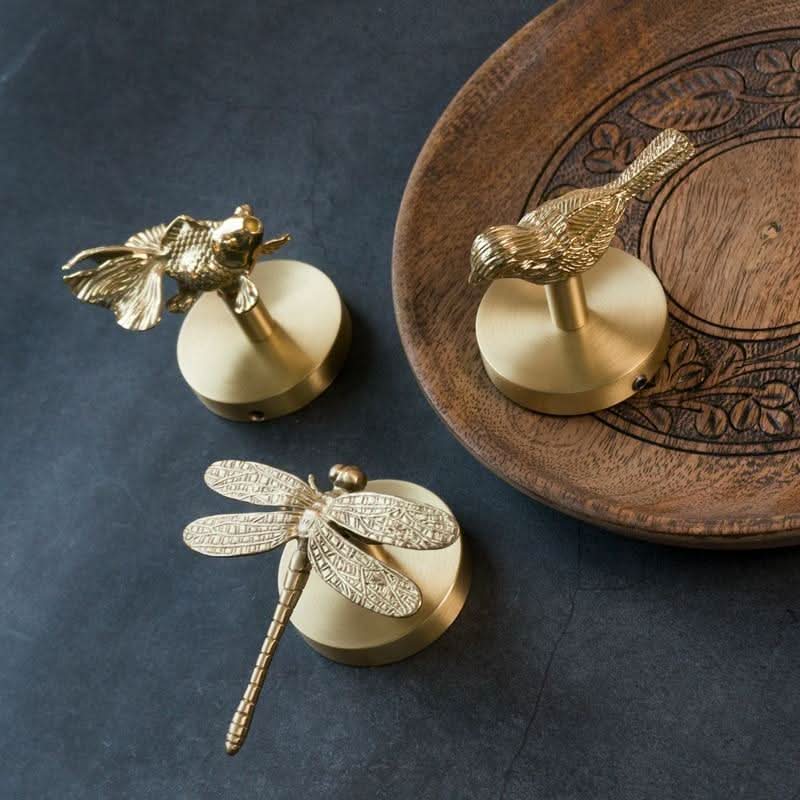 WildHang - Decorative Brass Animal Head Coat Hooks for Wall Organization 3