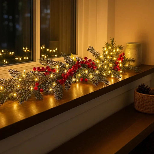 GARLUMERIA – Oplyst juleguirlande til en varm og festlig stemning