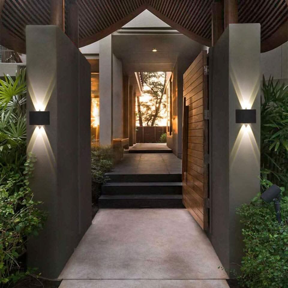 YARDGLOW Outdoor Wall Light - Energy-Efficient Waterproof LED Sconce for Exterior Use 3