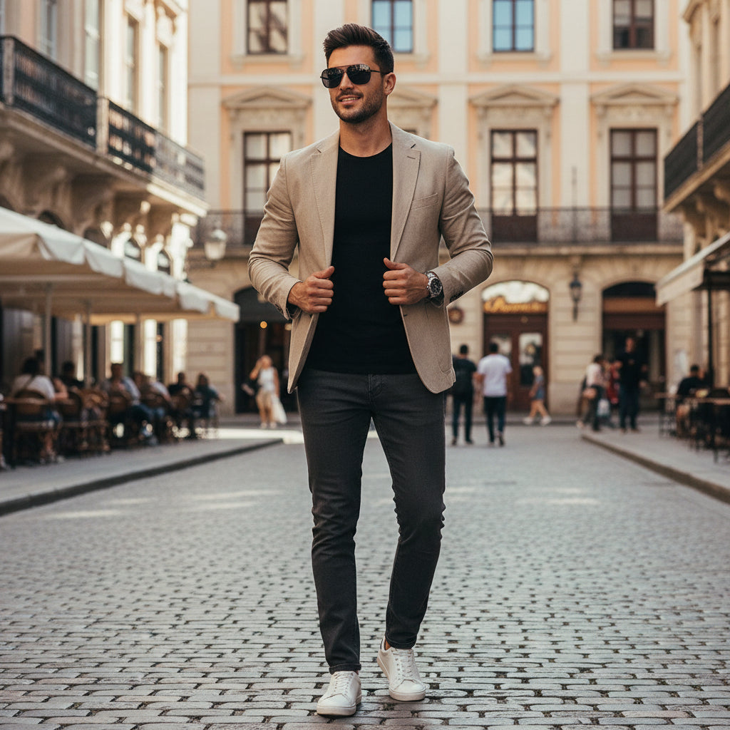 VANTIX – Stylische Sonnenbrille mit Verlaufsgläsern und robustem Metallgestell