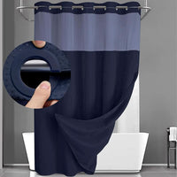SPAELLE – Waffle Shower Curtain for Serene Bath Styling