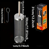 ROLLGRILL – Panier de grillade roulant en acier inoxydable