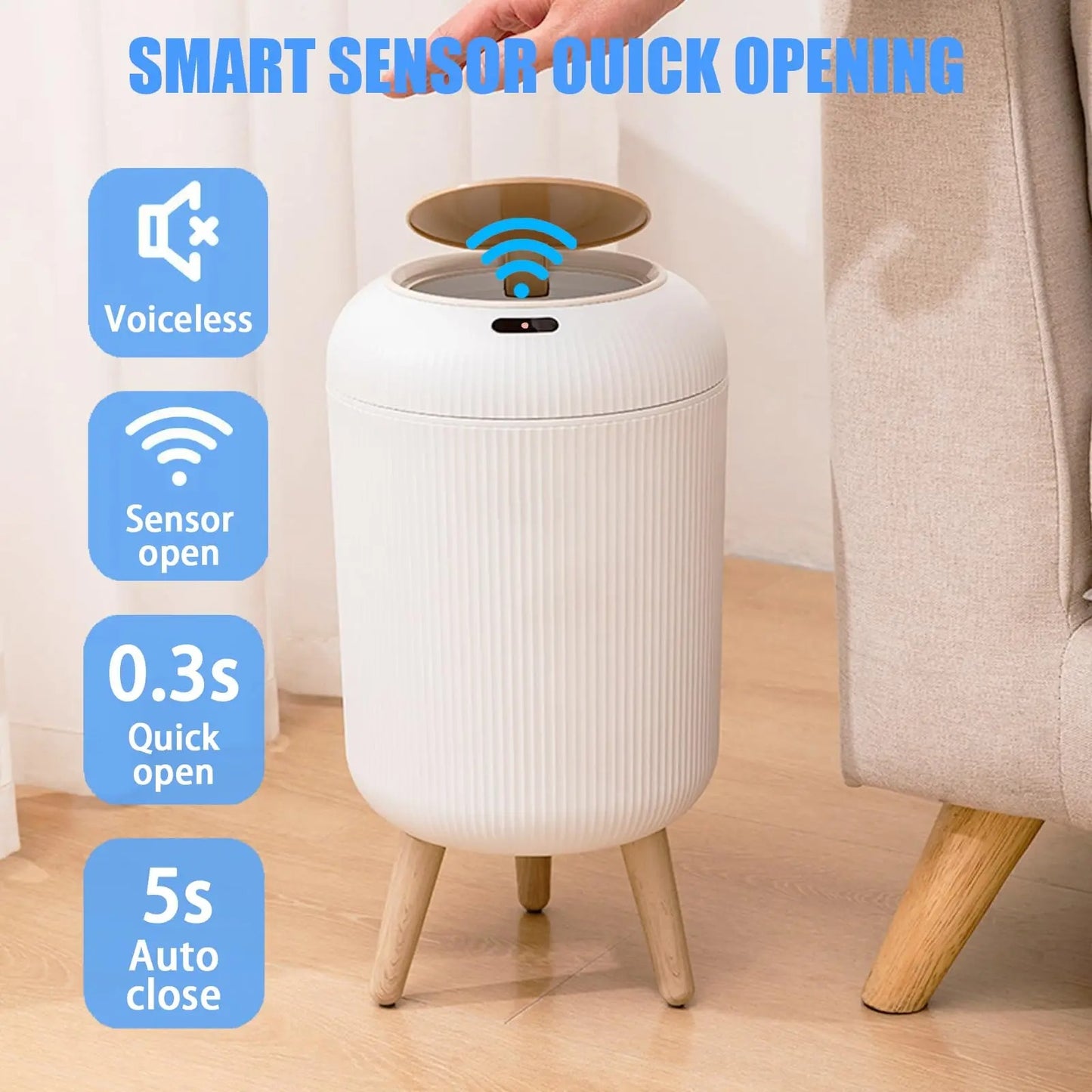 SENSORLUX – Smart Motion Sensor Trash Can