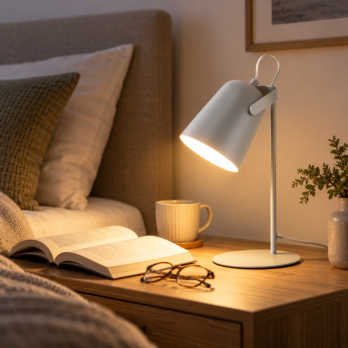 DESKFLARE – Verstellbare Schreibtischlampe für gerichtetes Alltagslicht