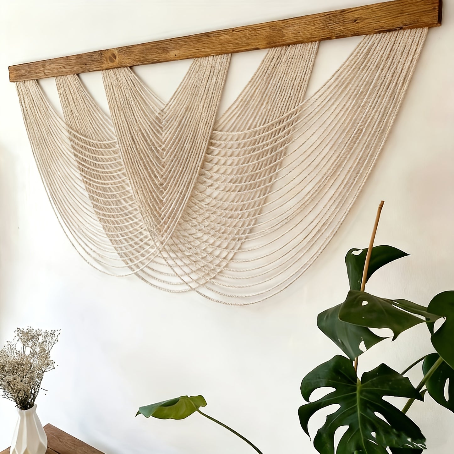 MACRAMELIVA – Minimalist Macrame Wall Hanging for Boho Decor